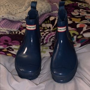 Hunter chelsea gloss rain boots